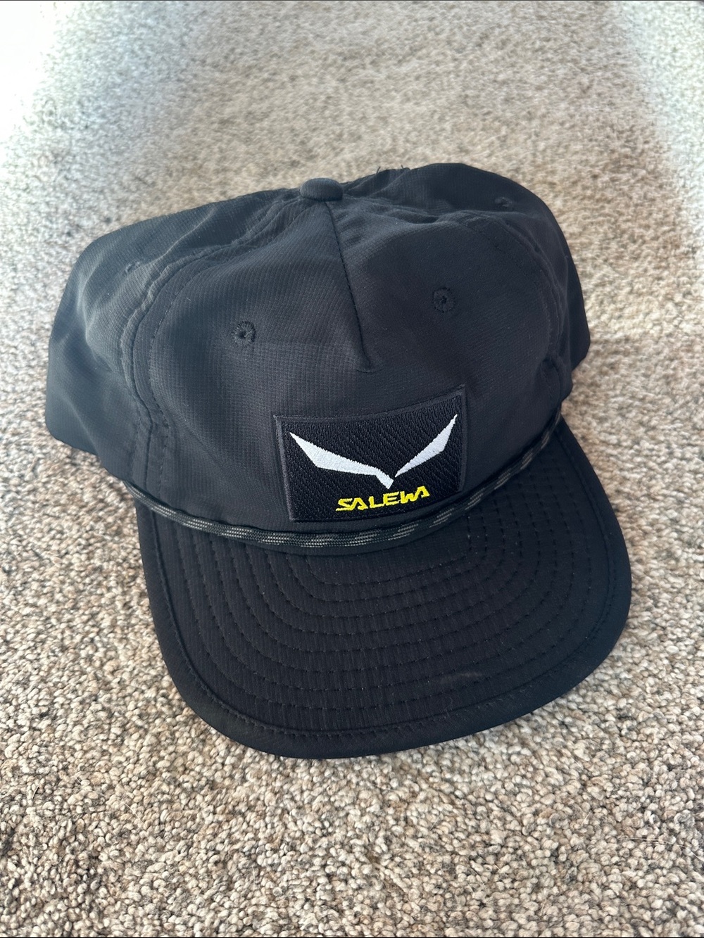 Salewa Men's Outdoor Black Logo Cap
